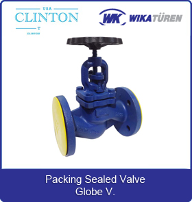 PACKING SEALED GLOBE VALVE